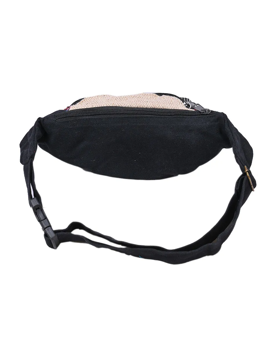 Tie Dye Effect Hemp Fanny Pack