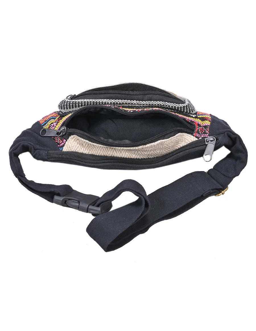 Tie Dye Effect Hemp Fanny Pack