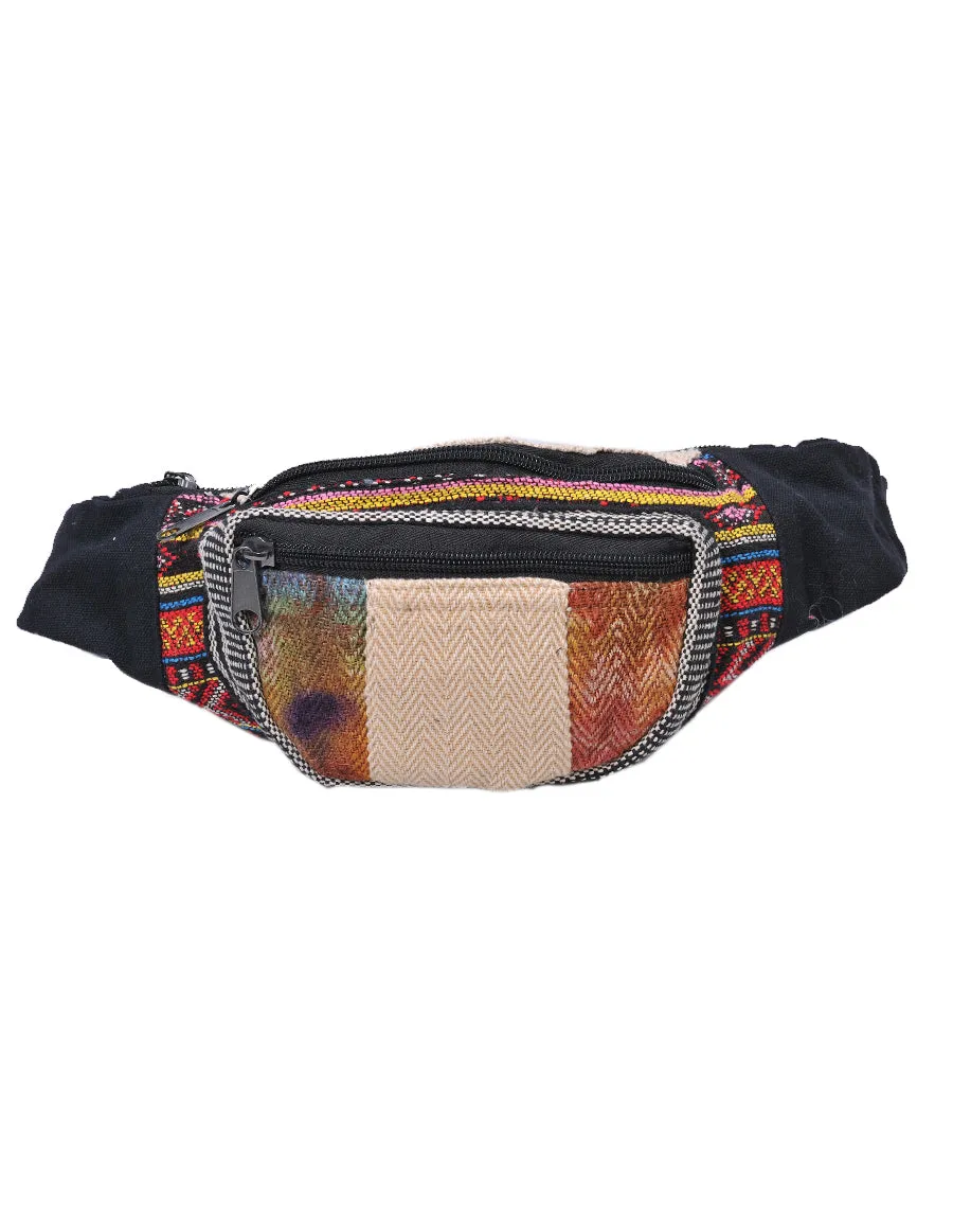 Tie Dye Effect Hemp Fanny Pack