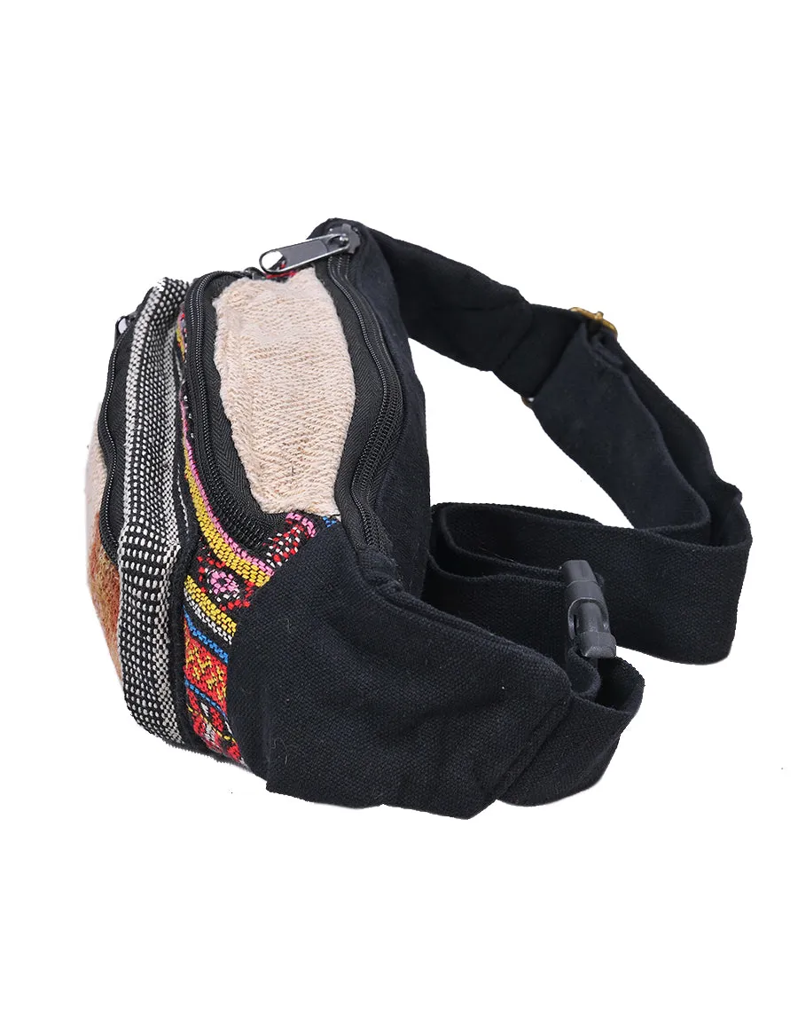 Tie Dye Effect Hemp Fanny Pack