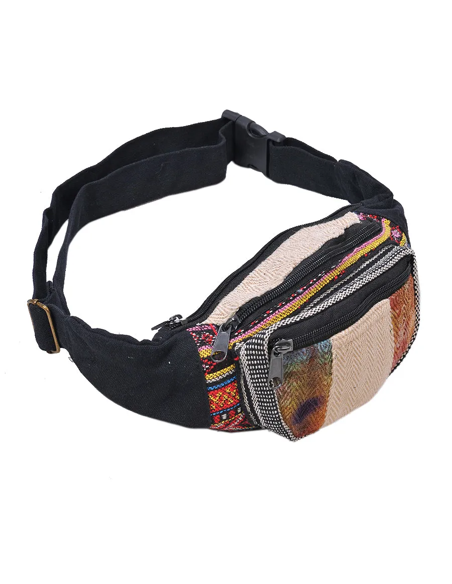 Tie Dye Effect Hemp Fanny Pack