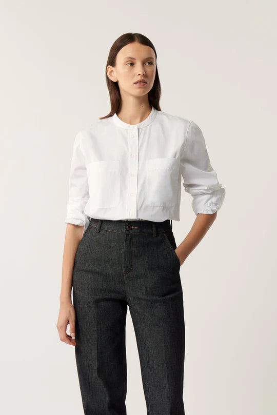 White Cotton Laurette Shirt