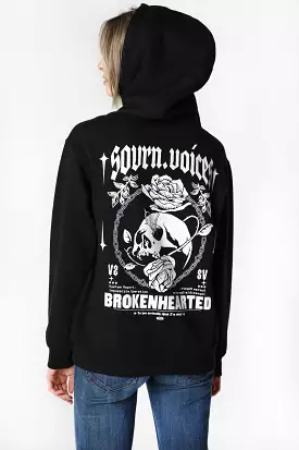 Womens Sovrn Voices Brokehearted Graphic Hoodie